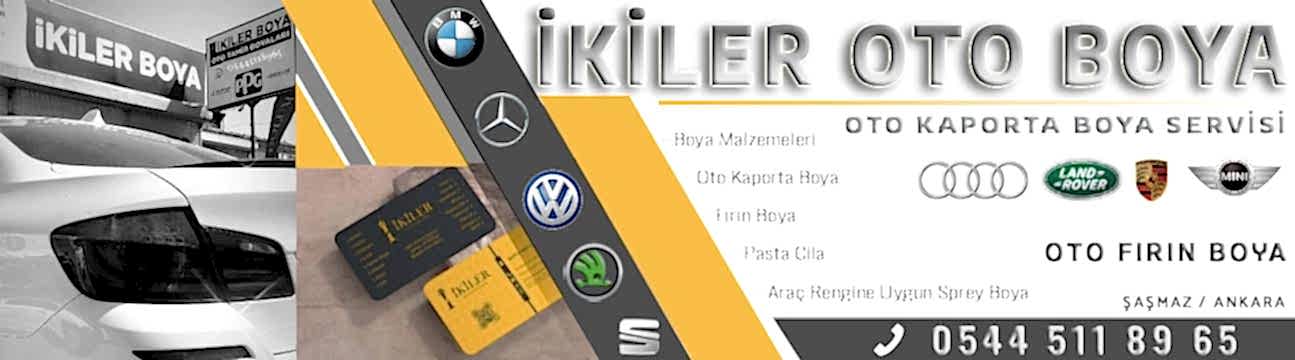 İkiler Oto Boya Malzemeleri ve Boya Fırın Kiralama Şaşmaz